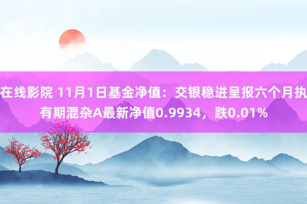 在线影院 11月1日基金净值：交银稳进呈报六个月执有期混杂A最新净值0.9934，跌0.01%