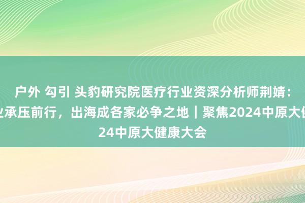 户外 勾引 头豹研究院医疗行业资深分析师荆婧：医药企业承压前行，出海成各家必争之地｜聚焦2024中原大健康大会