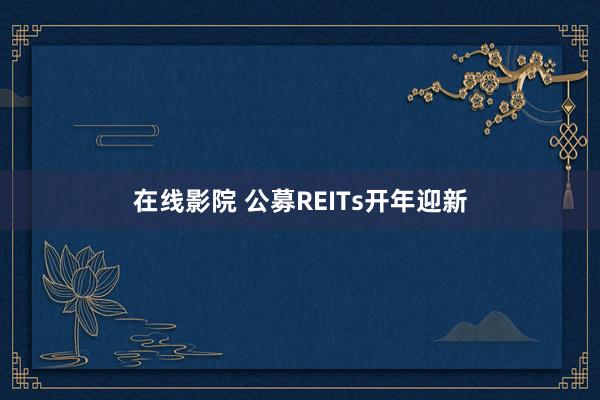 在线影院 公募REITs开年迎新